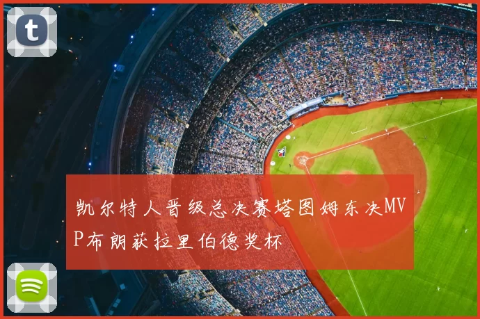 凯尔特人晋级总决赛塔图姆东决MVP布朗获拉里伯德奖杯