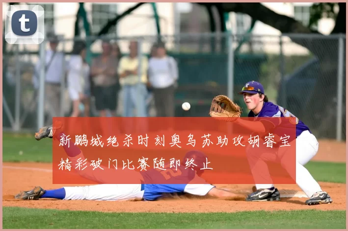 新鹏城绝杀时刻奥乌苏助攻胡睿宝精彩破门比赛随即终止