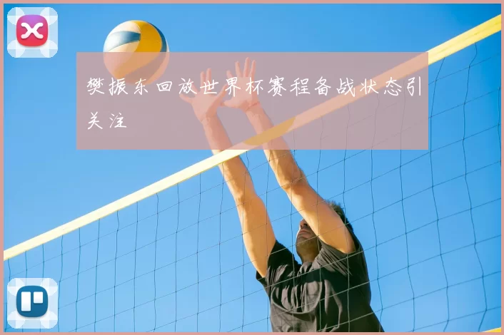 樊振东回放世界杯赛程备战状态引关注